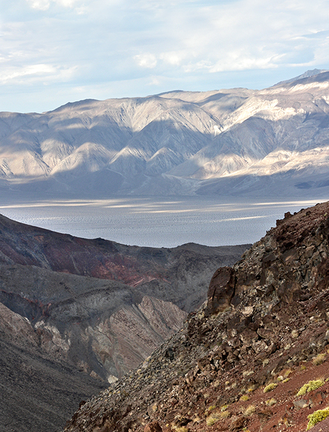 towne pass overlooking death valley