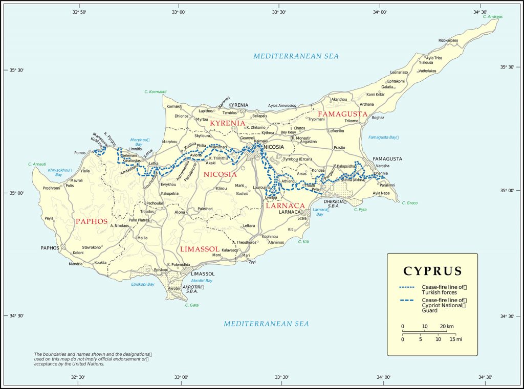 Cyprus UN Map