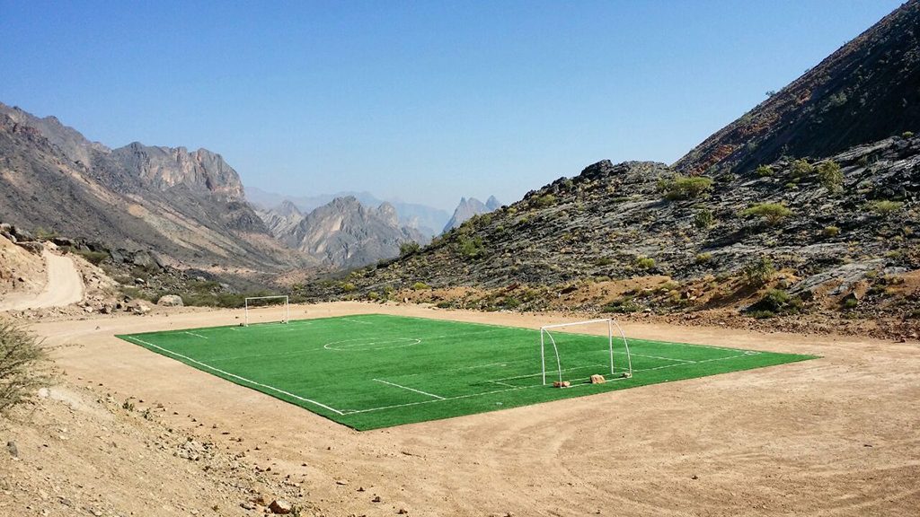 Al Hajar Oman Trail Football field
