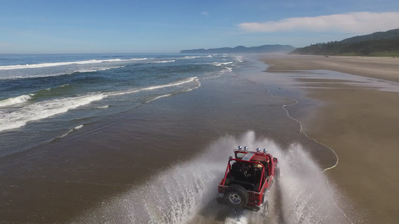 jep on the beach