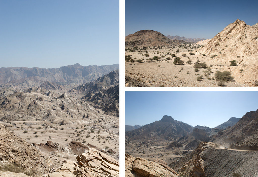 Al Hajar mountains near muscat