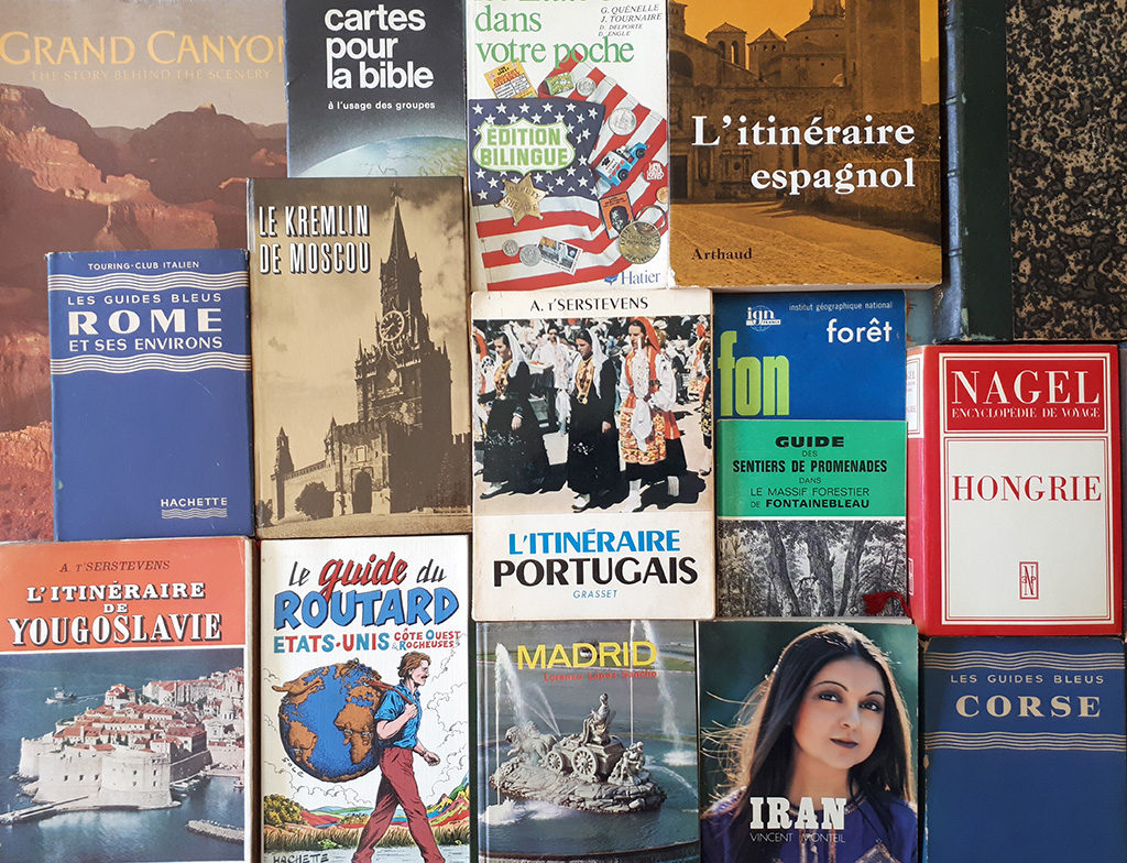 vintage travel guides