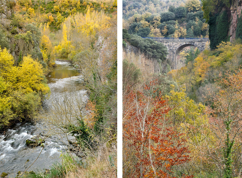 Rio Vadillas sparkling in the fall