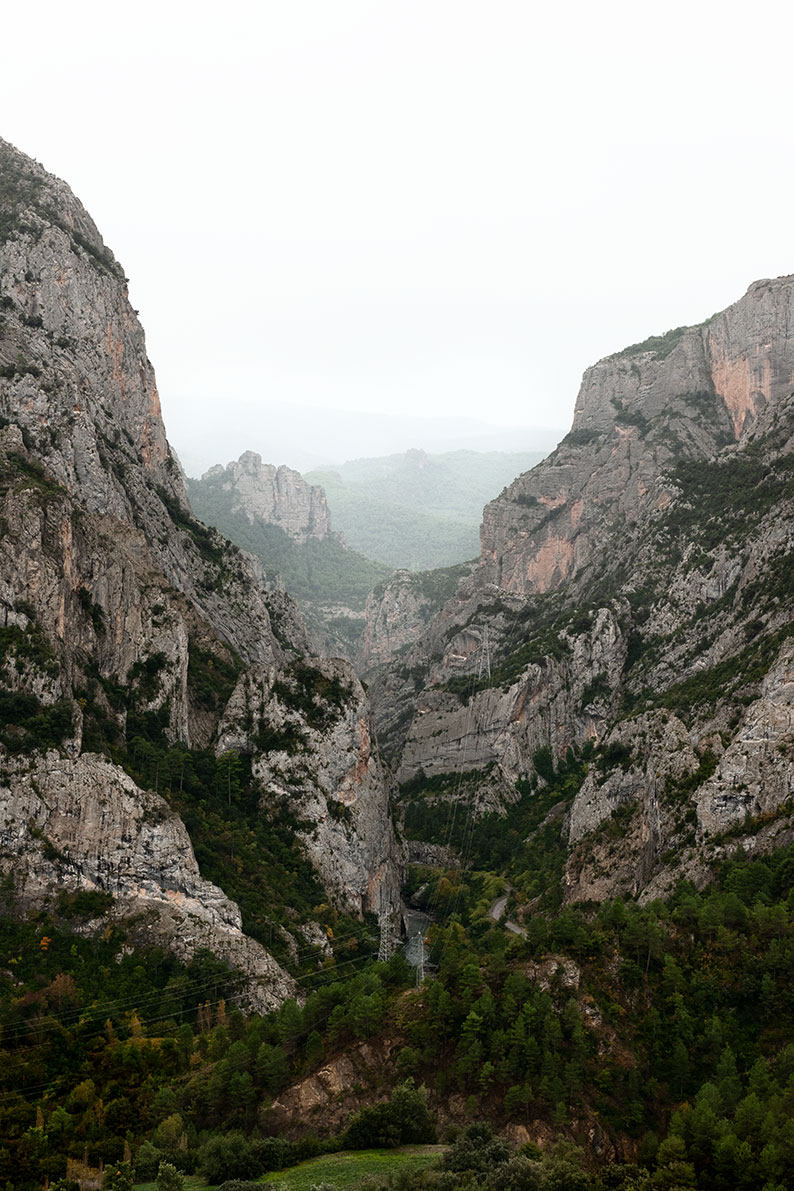 The Collegats Gorges, carved by Arriù Noguéra Palharesa.